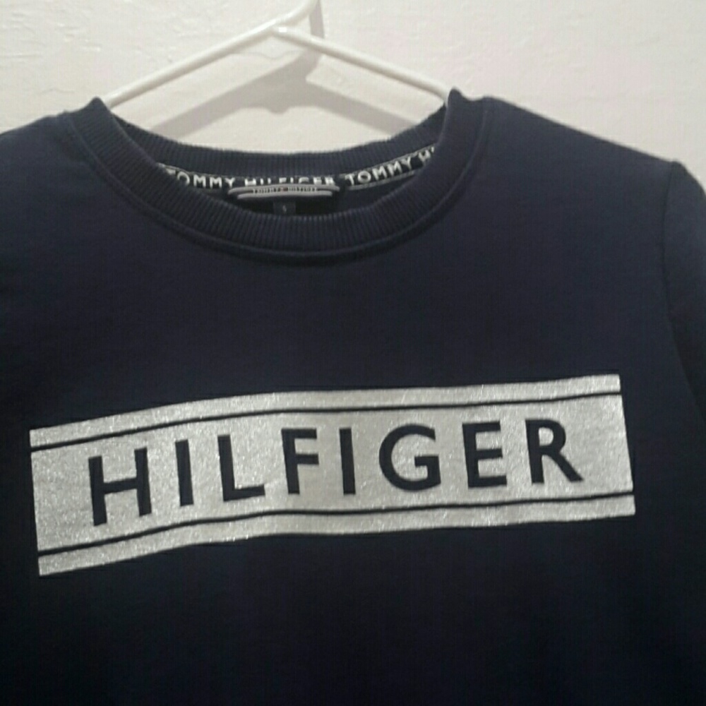 Tommy Hilfiger navy dark blue sweatshirt WITH BAG